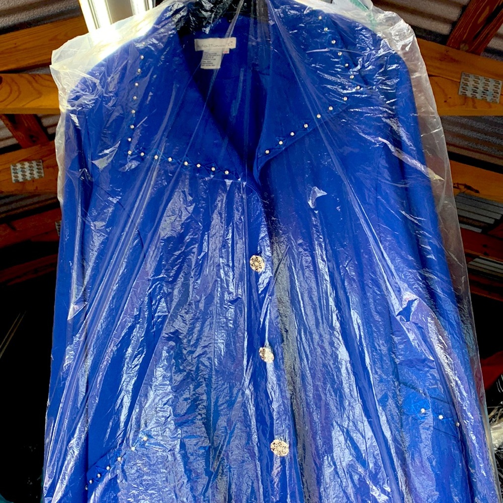 2pc blue suit size 20